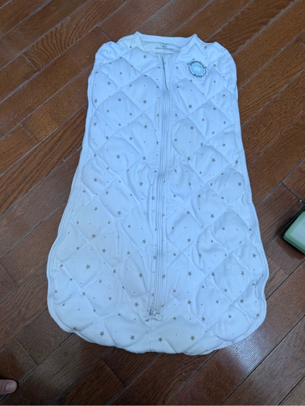 White Quilted Star Sleep Sack for Babies - Gentle Nightwear